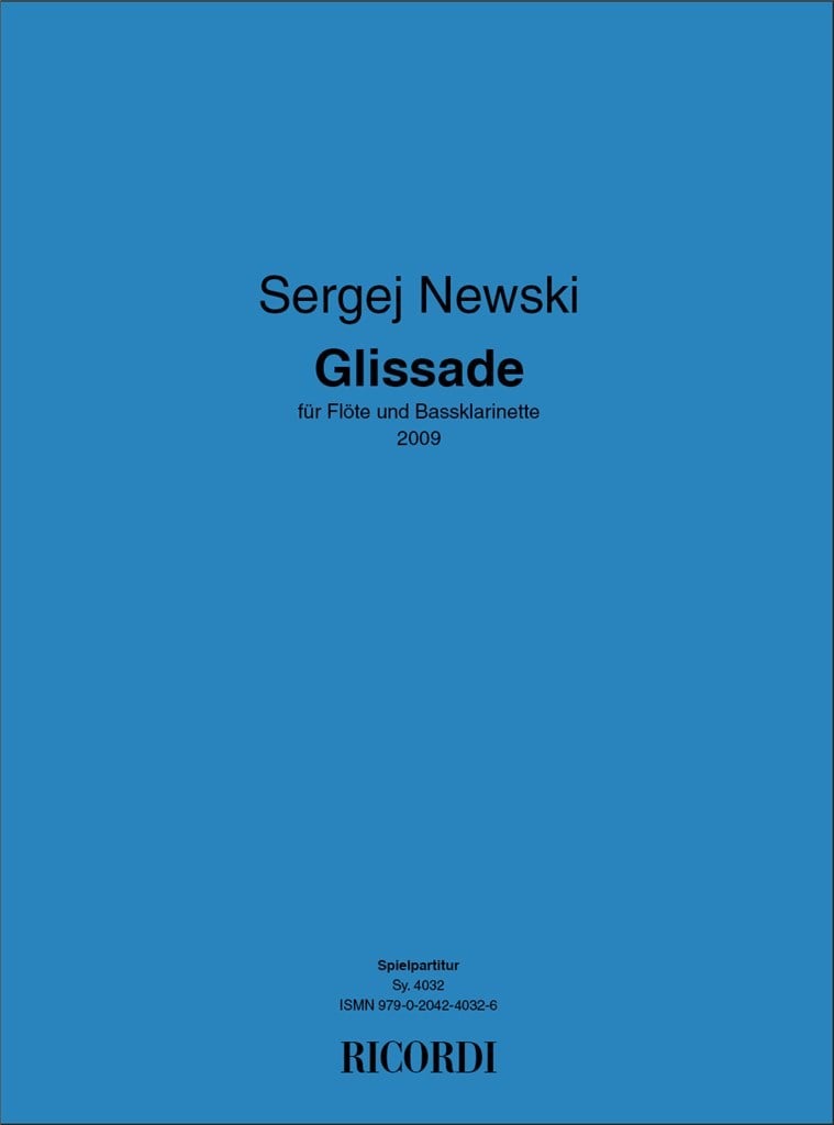 Glissade für Flöte und Bassklarinette
